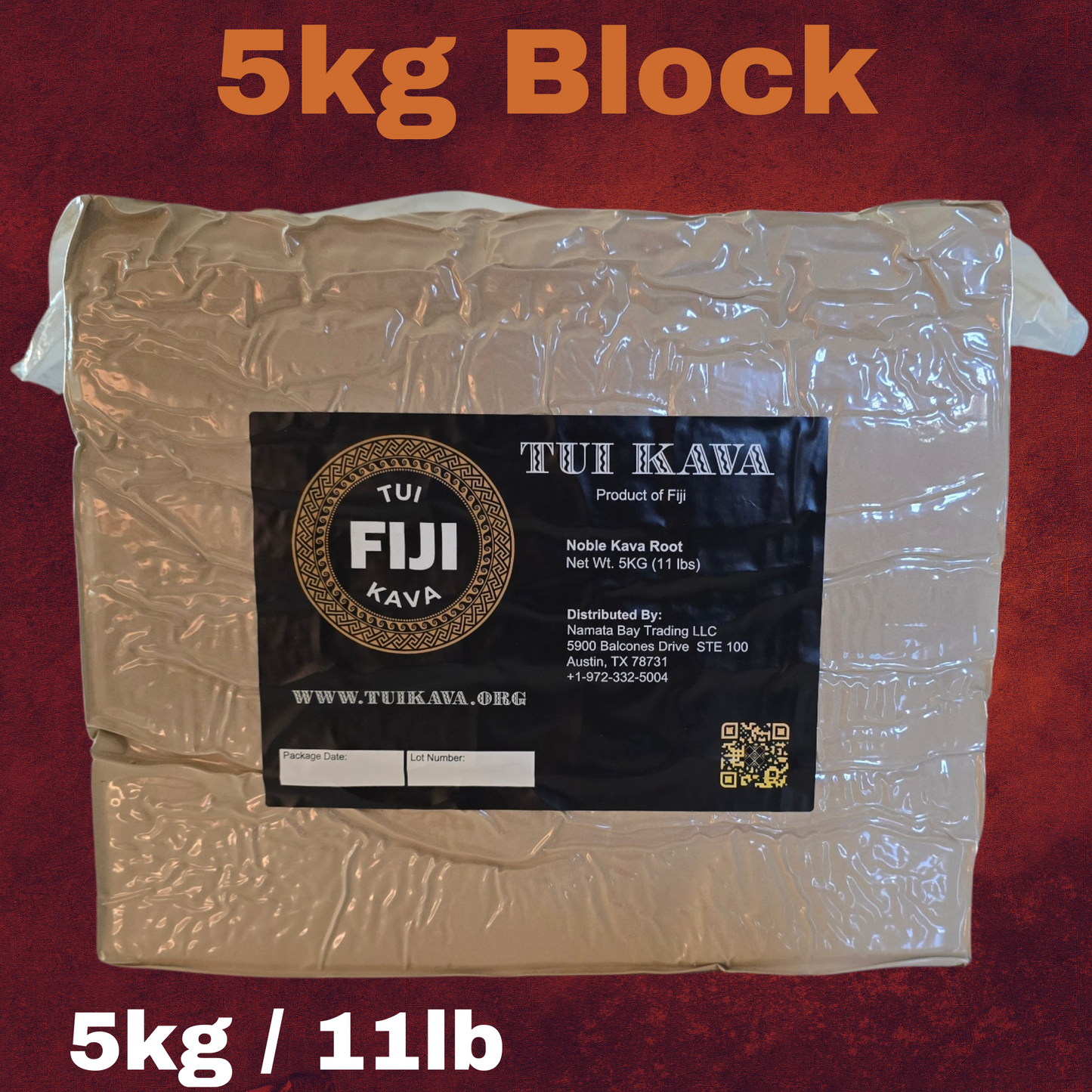 TUI KAVA 100% WAKA MICRONIZED Kava - 5kg (11 lb)