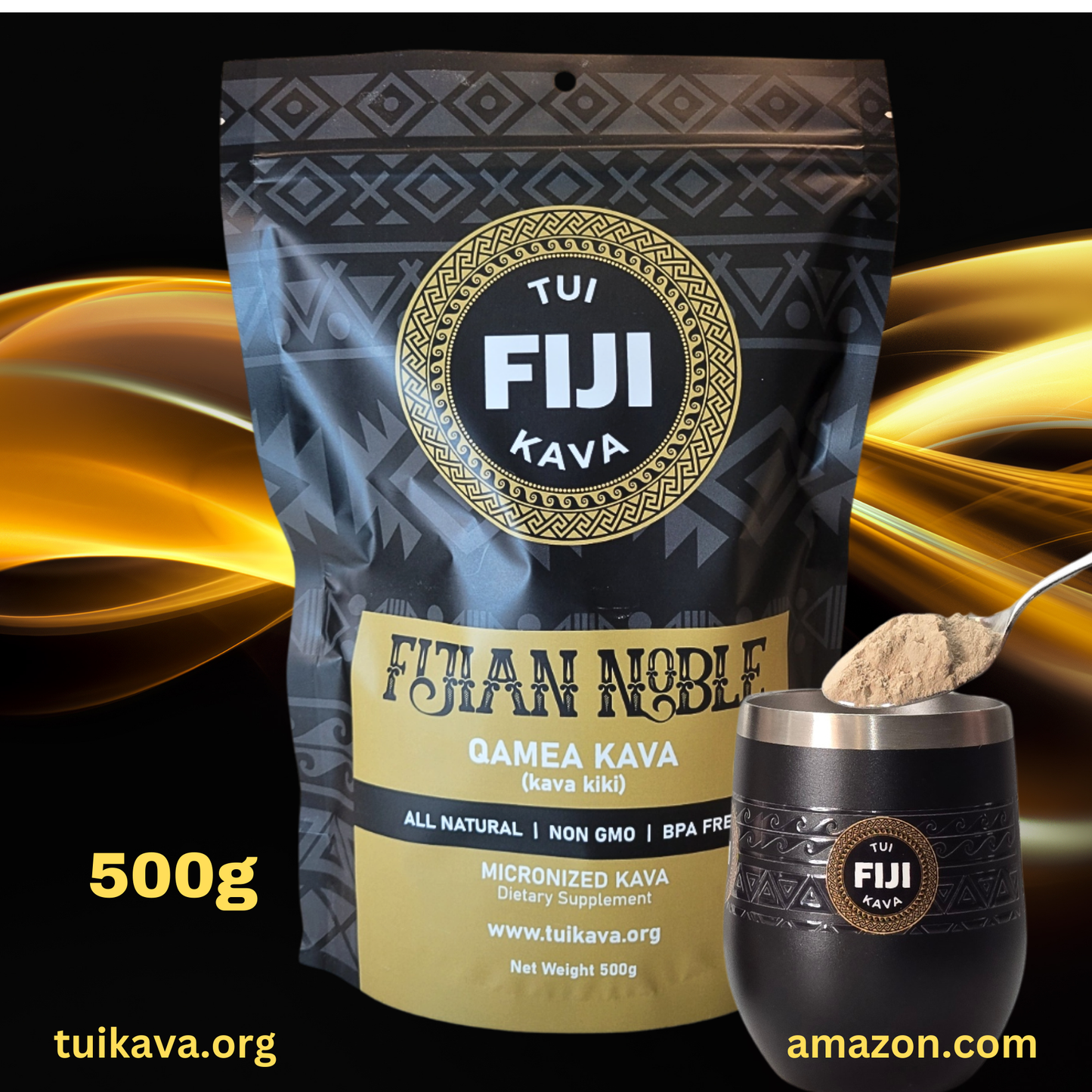 TUI KAVA MICRONIZED WELLNESS KAVA - 500g (1.1 lbs) - Sharing Size