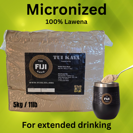 TUI KAVA 100% LAWENA MICRONIZED Kava - 5kg (11 lb)