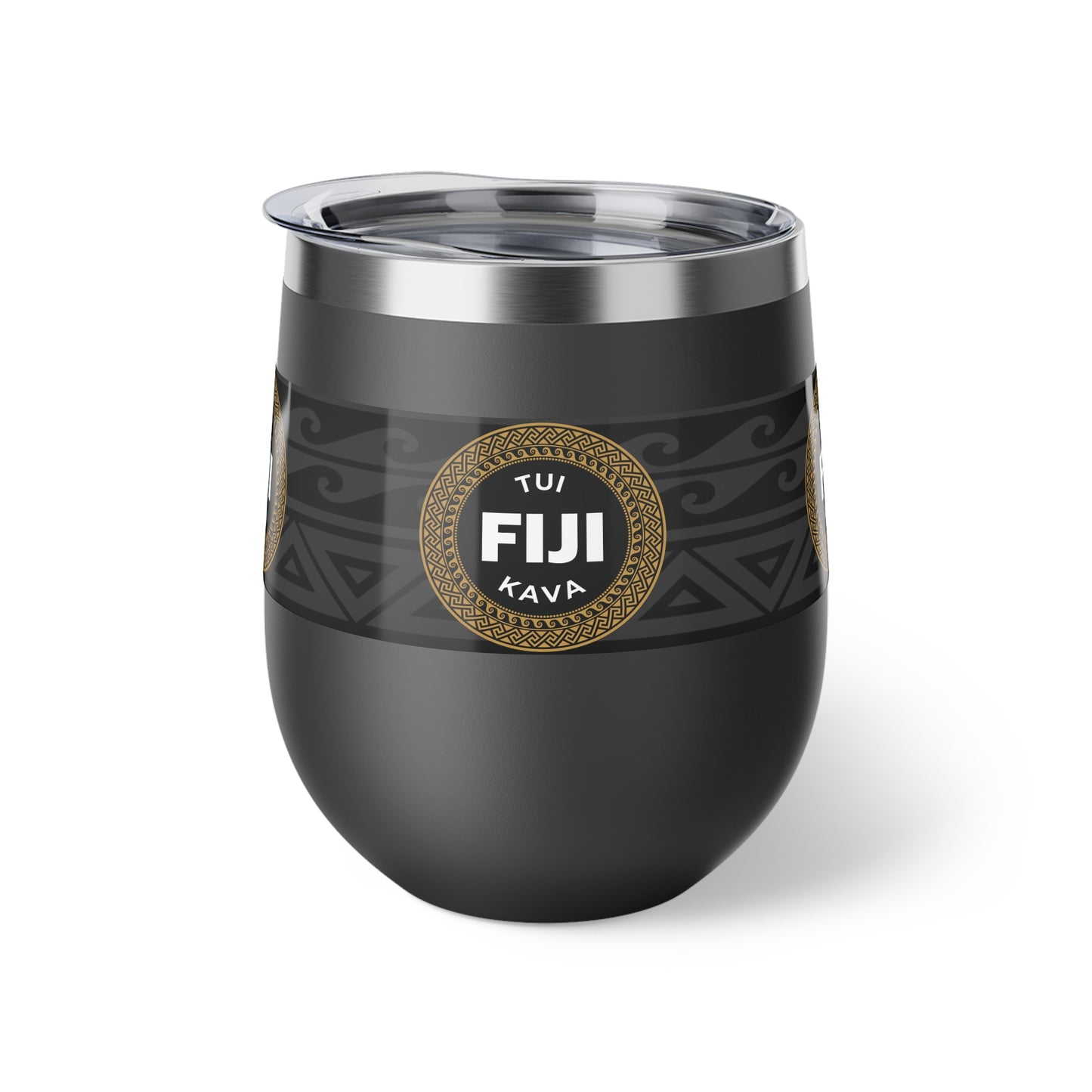 TUI KAVA Embossed Copper Vacuum Insulated Cup, 12oz