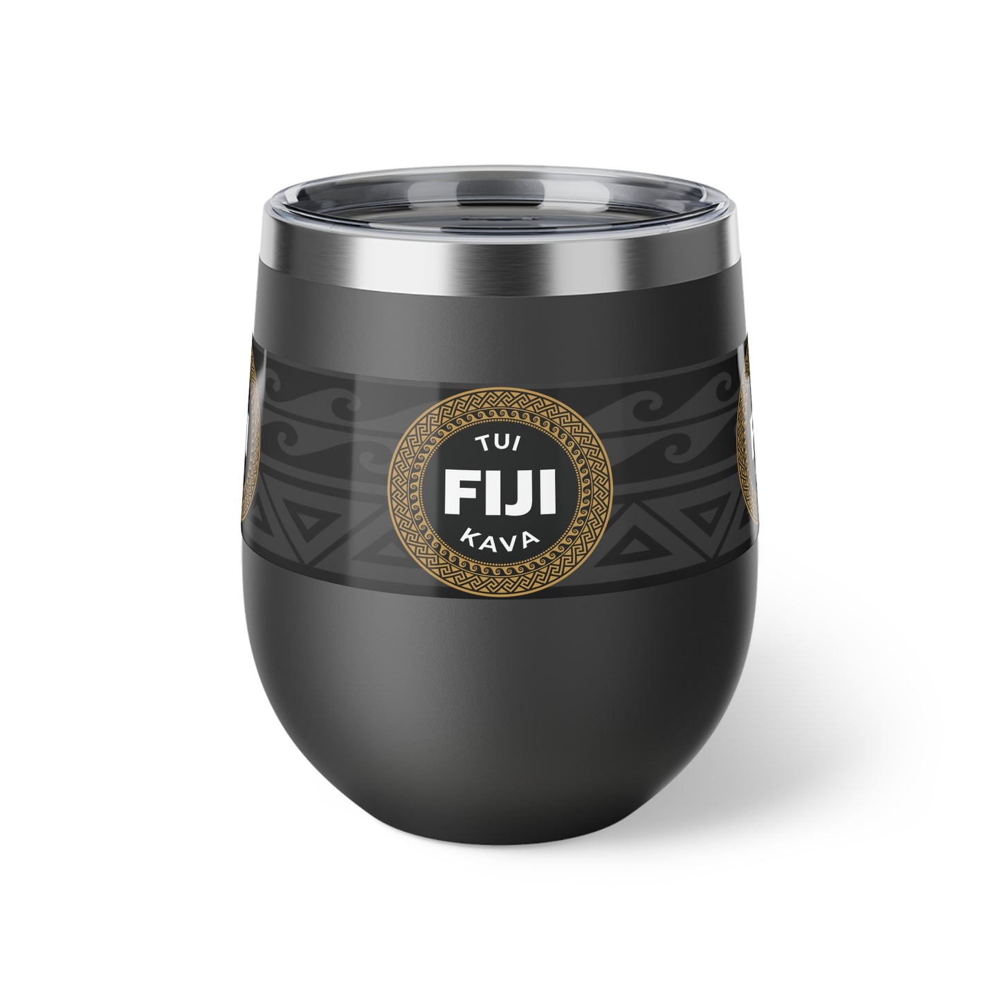 TUI KAVA Embossed Copper Vacuum Insulated Cup, 12oz