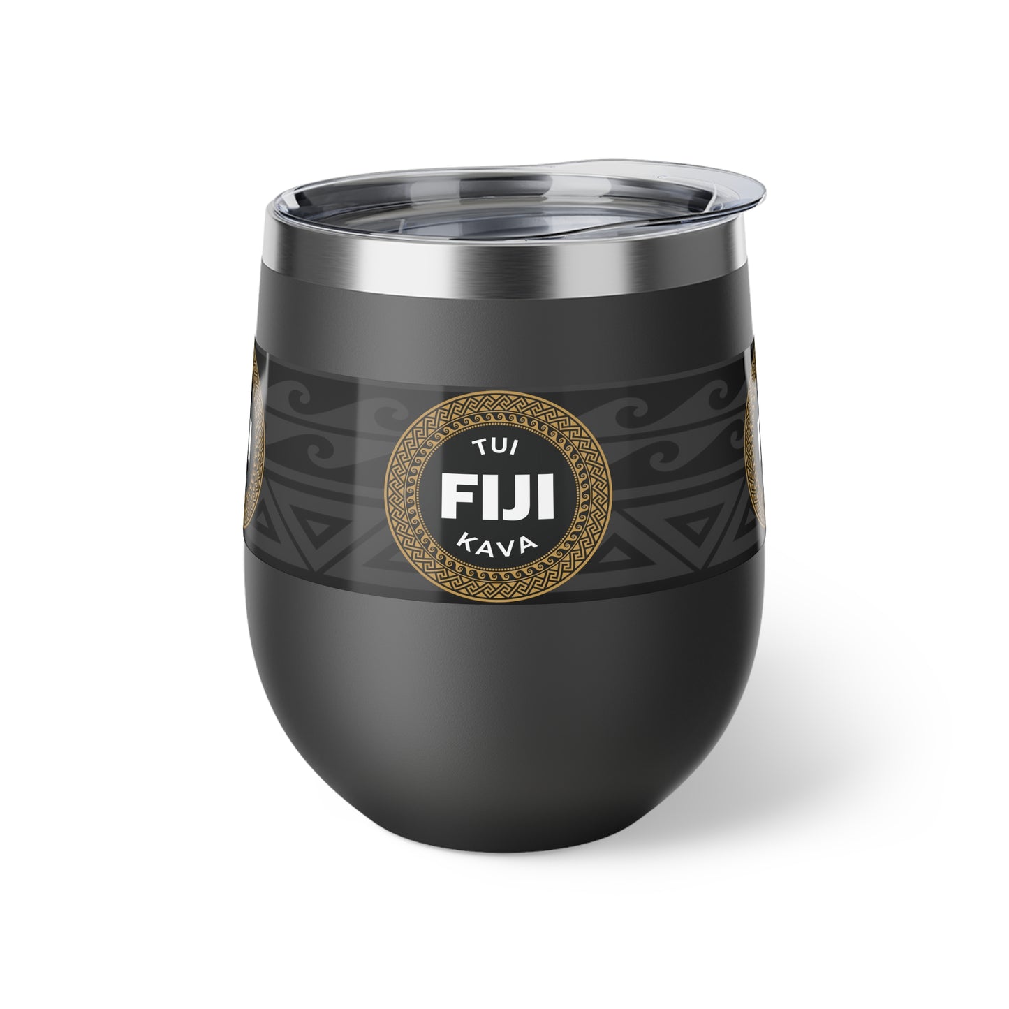 TUI KAVA Embossed Copper Vacuum Insulated Cup, 12oz