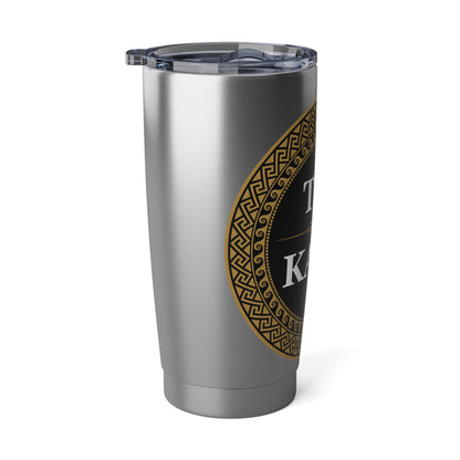 Tumbler with TUI KAVA Design – 20oz Travel Mug for Adventure Seekers