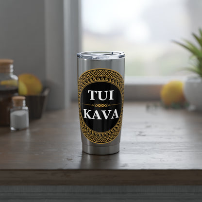 Tumbler with TUI KAVA Design – 20oz Travel Mug for Adventure Seekers