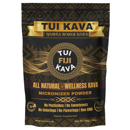TUI KAVA MICRONIZED WELLNESS KAVA - 100g (3.5 oz) - Travel Size