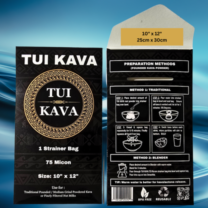TUI KAVA Strainer Bag (75 Micron) - 10"x12"