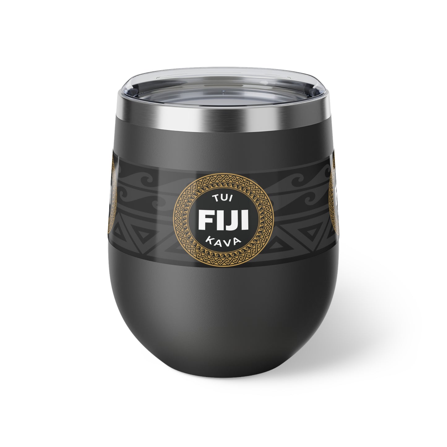 TUI KAVA Embossed Copper Vacuum Insulated Cup, 12oz