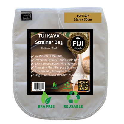 TUI KAVA Strainer Bag (75 Micron) - 10"x12"