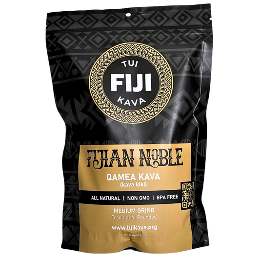 TUI KAVA TRADITIONAL POUNDED WELLNESS KAVA - 500g (1lb 2oz) Medium Grind - Sharing Size