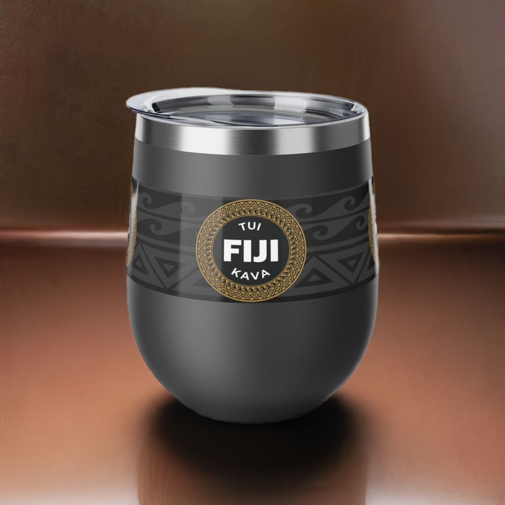 TUI KAVA Embossed Copper Vacuum Insulated Cup, 12oz